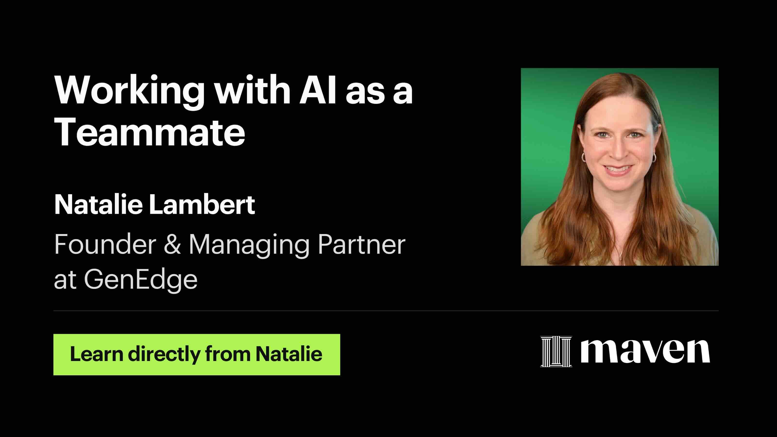 Working with AI as a Teammate